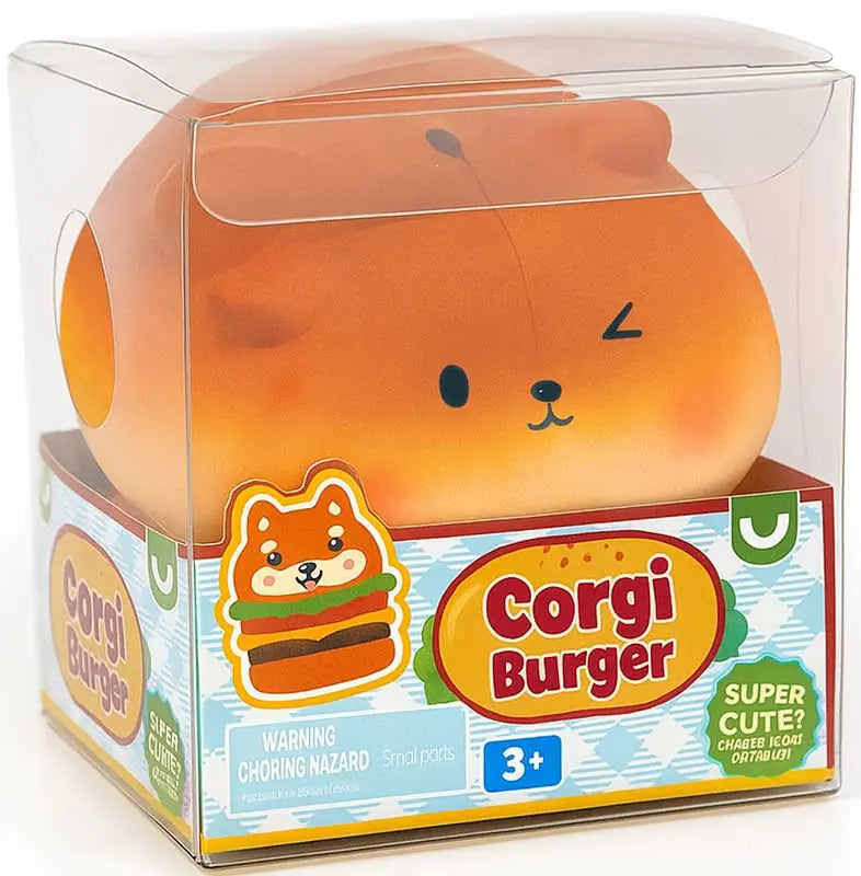 Corgi Burger Squishy Kawaii Toy