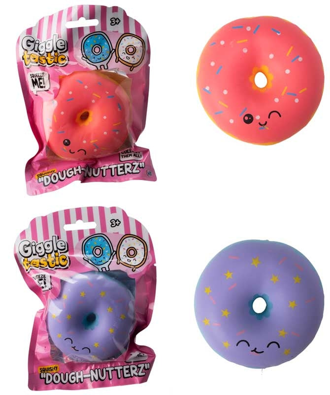 Dough Nutterz Assorted Squishy Donut Toy - SDPrimeToys