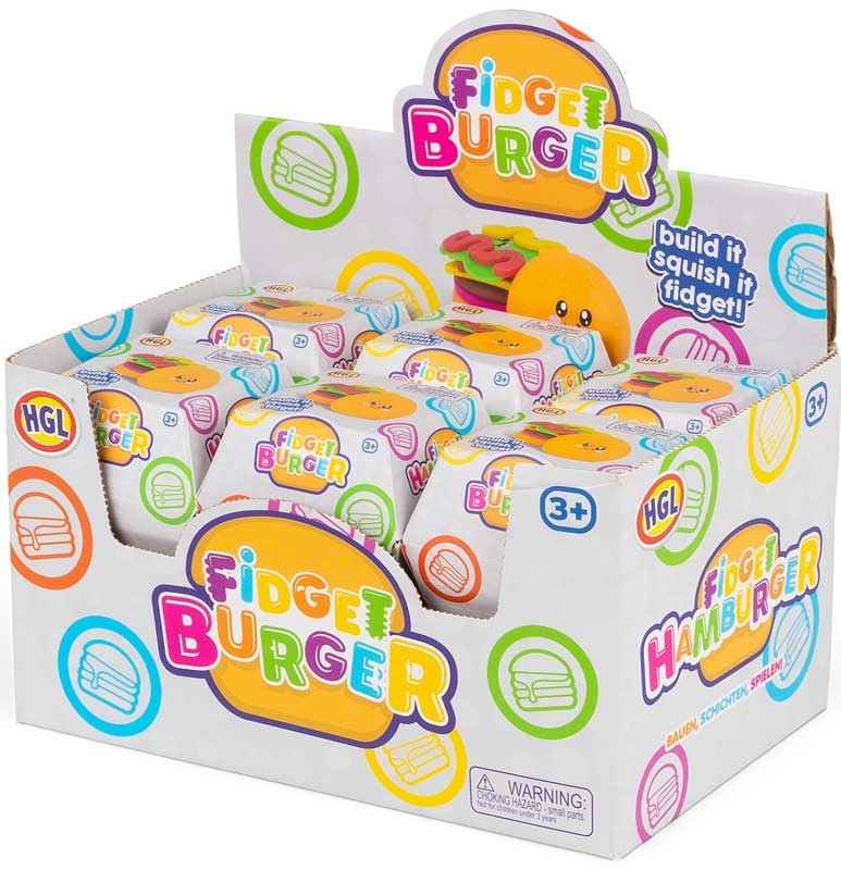 Fidget Burger Squishy Sensory Toy