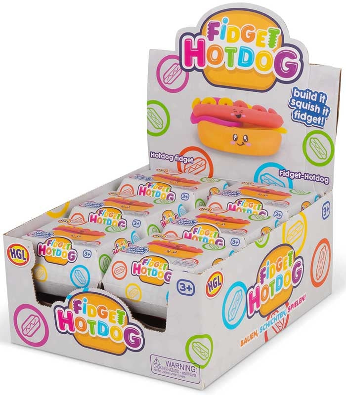 Fidget Hot Dog Squishy Sensory Toy