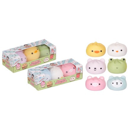 Kawaii Squeezy Bao Dumplings 3pk - 2 To Collect!