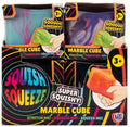 Squish Squeeze Marble Cube - Assorted Fidget Toy