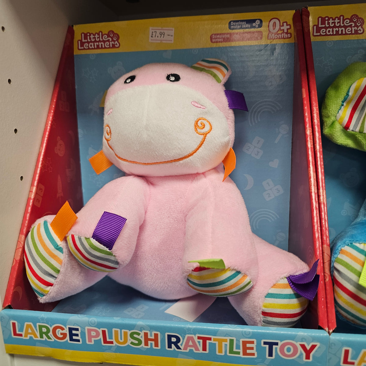 Little Learners | Large Plush Rattle Toy