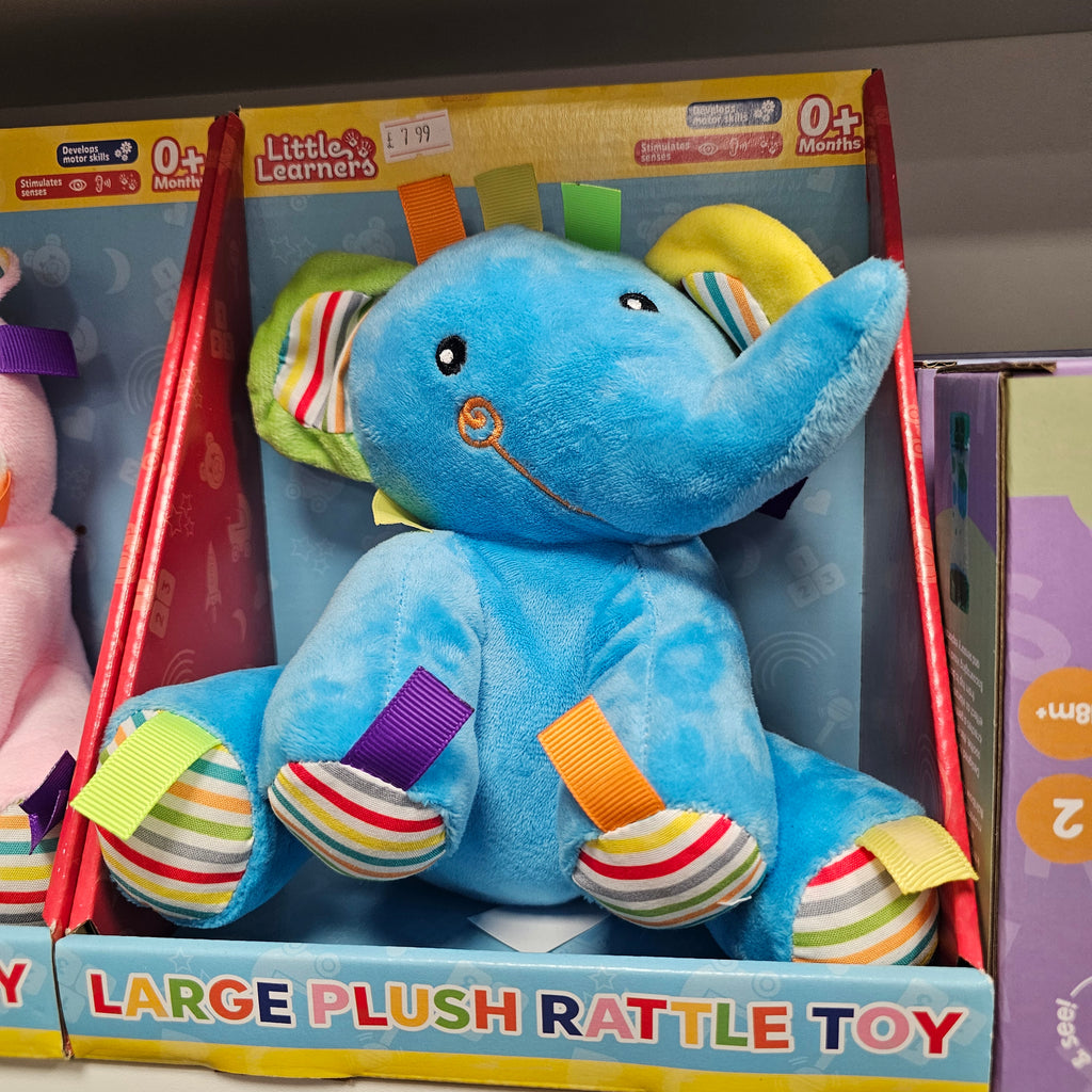 Little Learners | Large Plush Rattle Toy