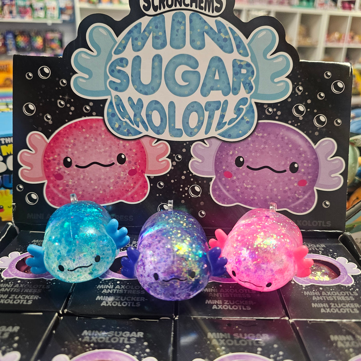 Scrunchems Mini Sugar Axolotls 3 Pack