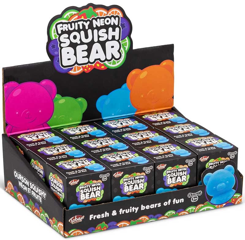 Scrunchems Fruity Neon Squish Bears Assorted