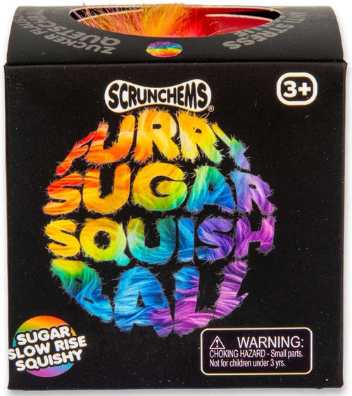 Scrunchems Furry Sugar Squish Ball Sensory Toy