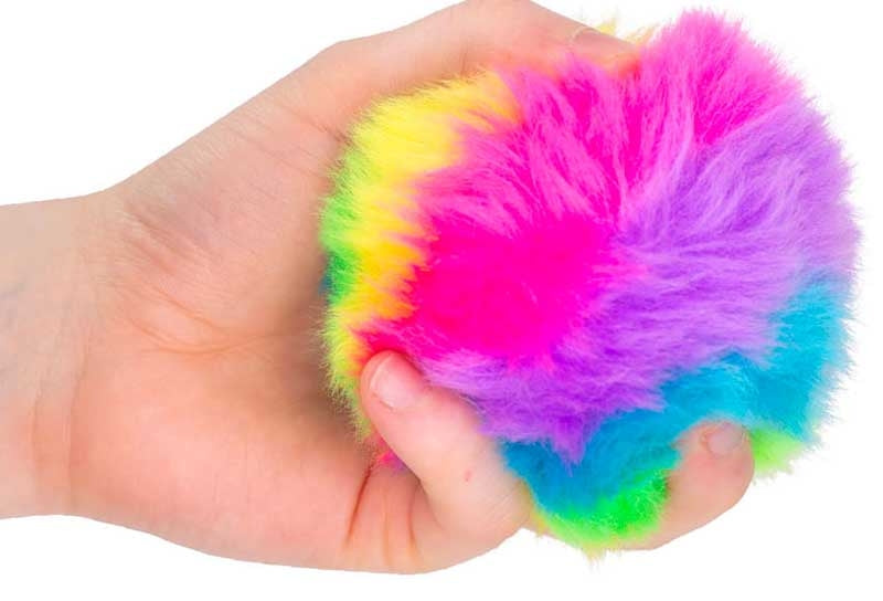 Scrunchems Furry Sugar Squish Ball Sensory Toy