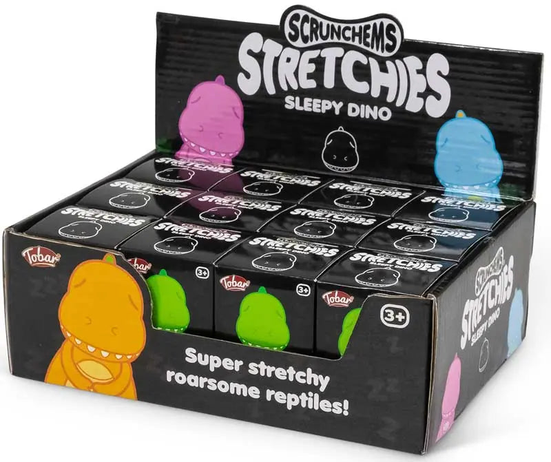 Scrunchems Stretchies Sleepy Dino Assorted Squishy Toy