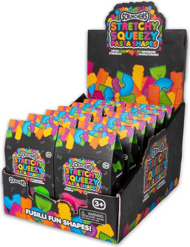 Scrunchems Stretchy Squeezy Pasta Shapes Squishy Toy