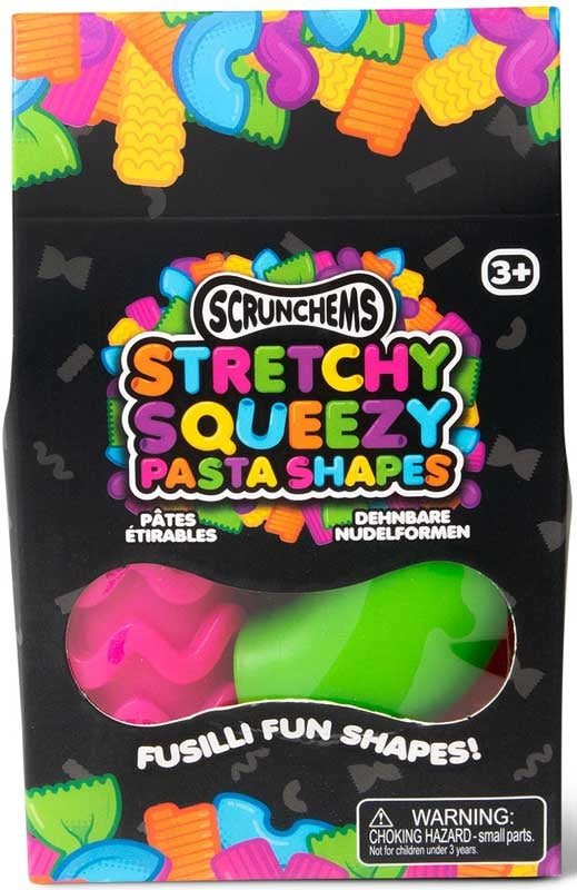 Scrunchems Stretchy Squeezy Pasta Shapes Squishy Toy