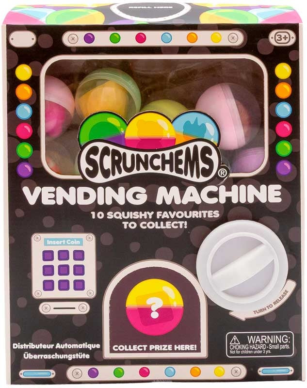 Scrunchems Vending Machine Assorted Squishy Toy with 10x surprises!