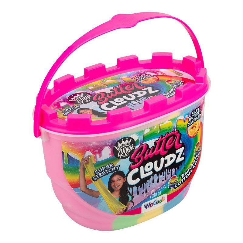 Butter Cloudz Swirls Large Rainbow Cotton Candy Squishy Sensory Toy