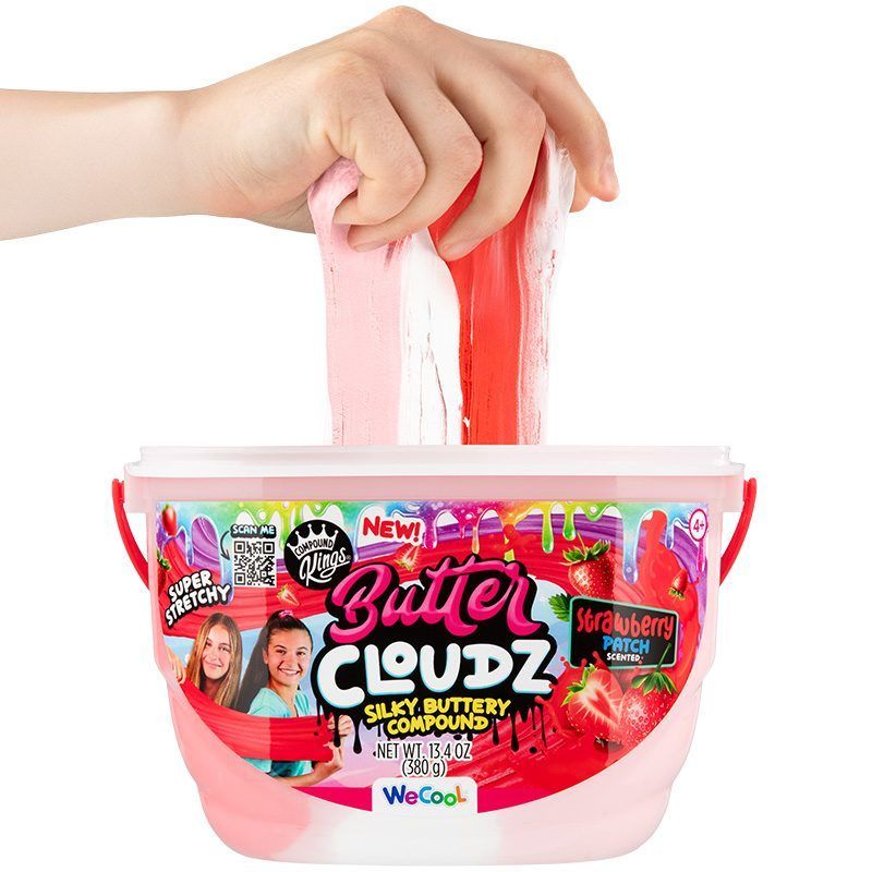 Butter Cloudz Swirls Large Strawberry Patch Squishy Sensory Toy