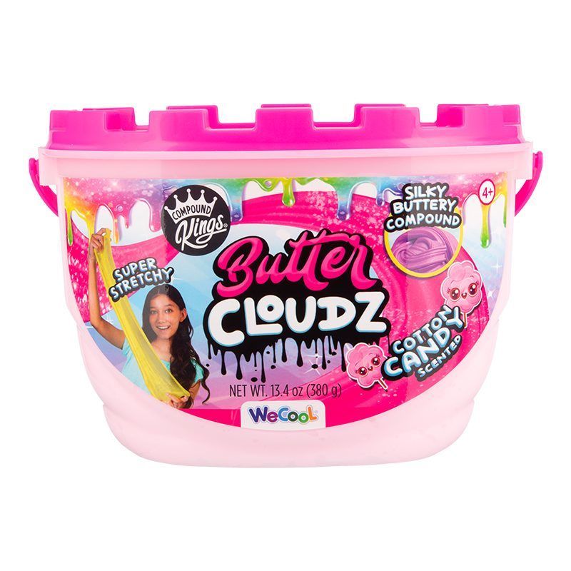 Butter Cloudz Swirls Large Pink Cotton Candy Squishy Sensory Toy
