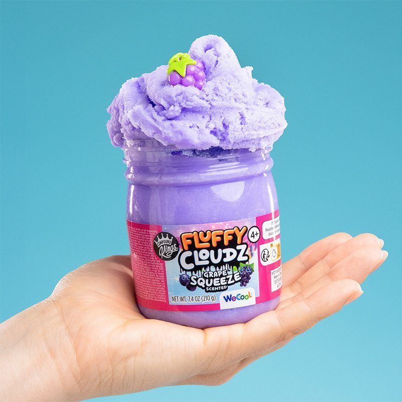 Fluffy Cloudz Grape Squeeze Squishy Sensory Toy