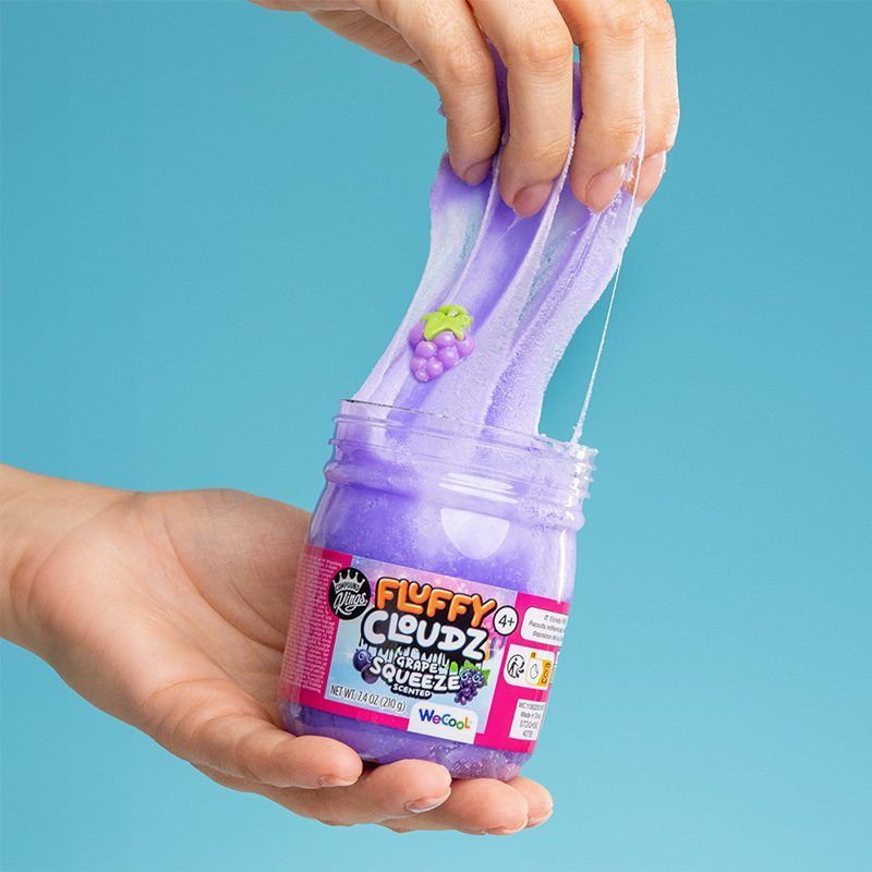 Fluffy Cloudz Grape Squeeze Squishy Sensory Toy