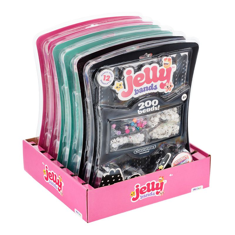 Jelly Bands Sensory Fidget Toy Cotton Candy Coconut Blue Razz CDU