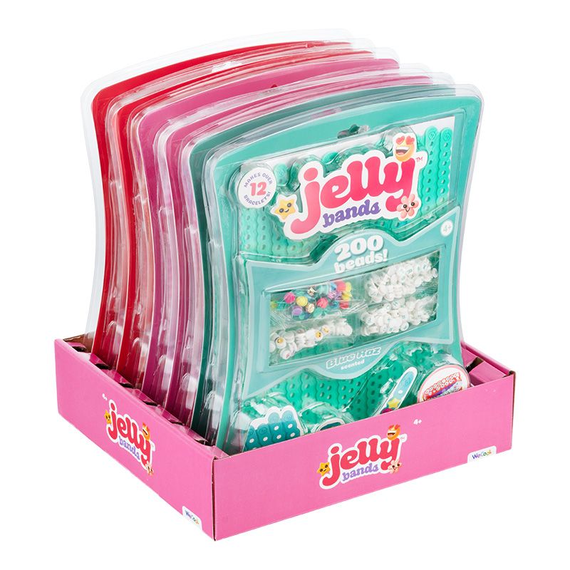 Jelly Bands Sensory Fidget Toy Bubble Gum Cherry Blue Razz CDU